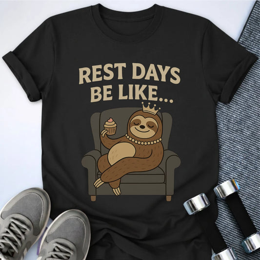 Printify T-Shirt Black / S Rest Day Vibes T-Shirt
