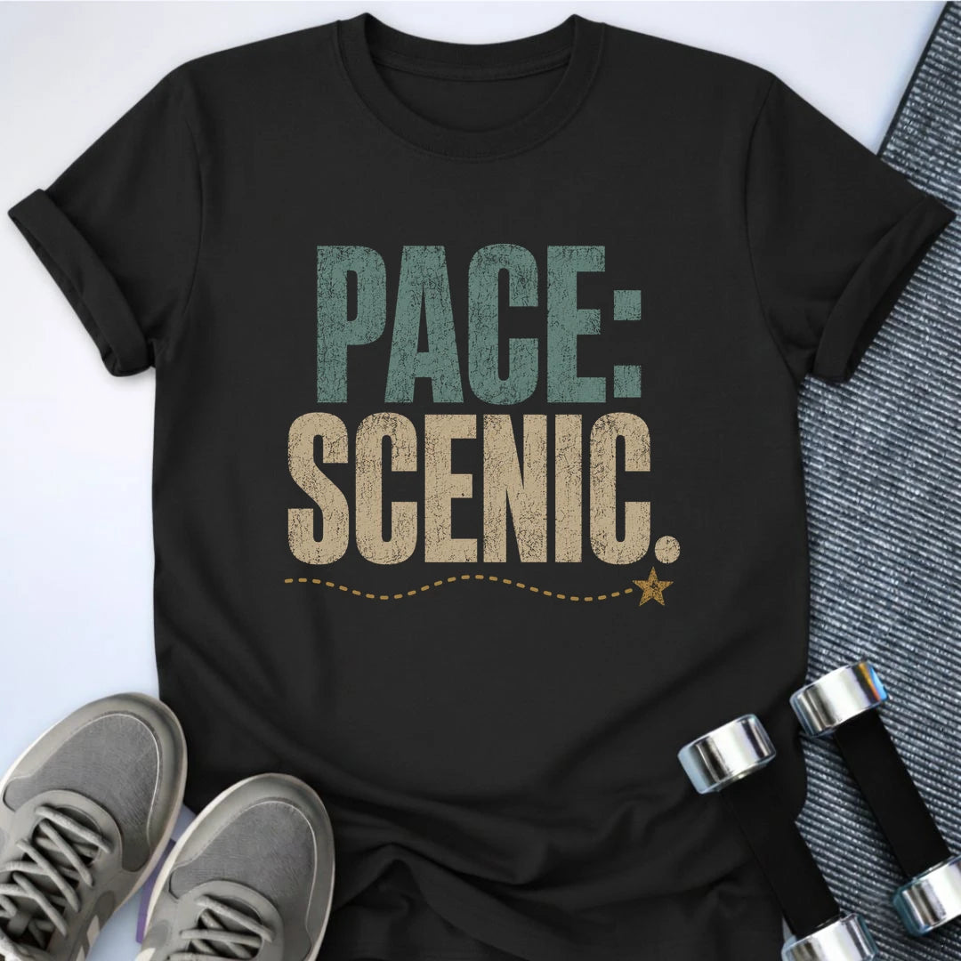 Printify T-Shirt S / Black Scenic Pace T-Shirt