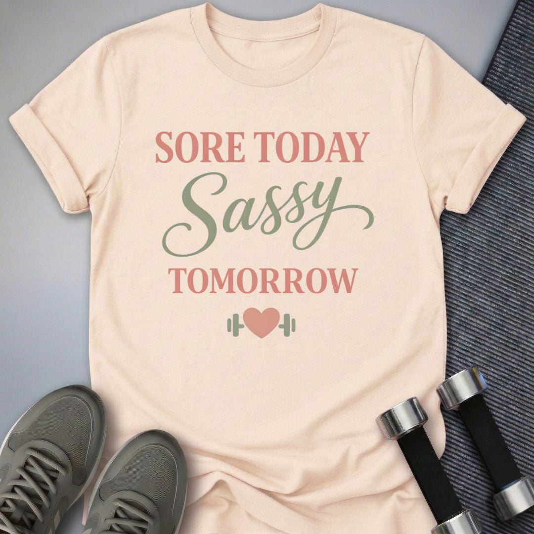 Printify T-Shirt Soft Cream / S Sore But Sassy T-Shirt