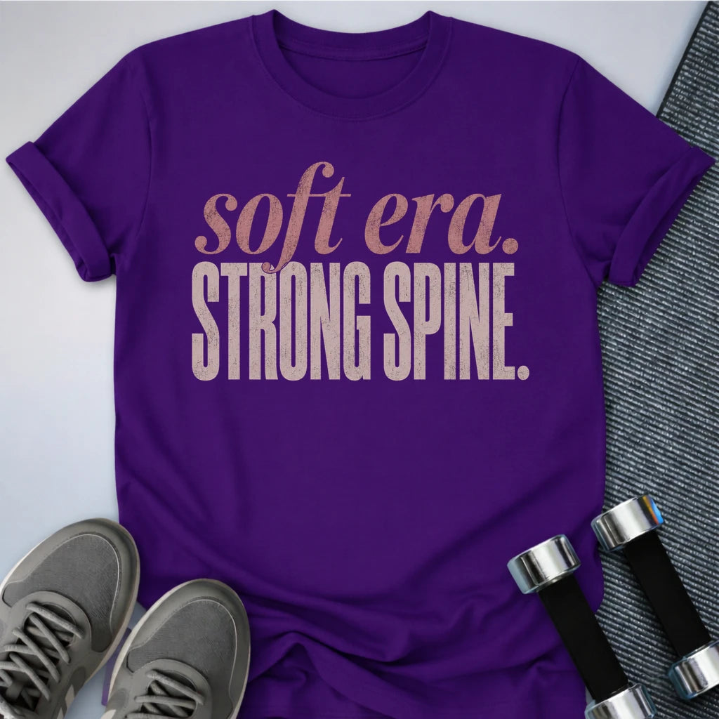 Printify T-Shirt S / Team Purple Strong Spine T-Shirt
