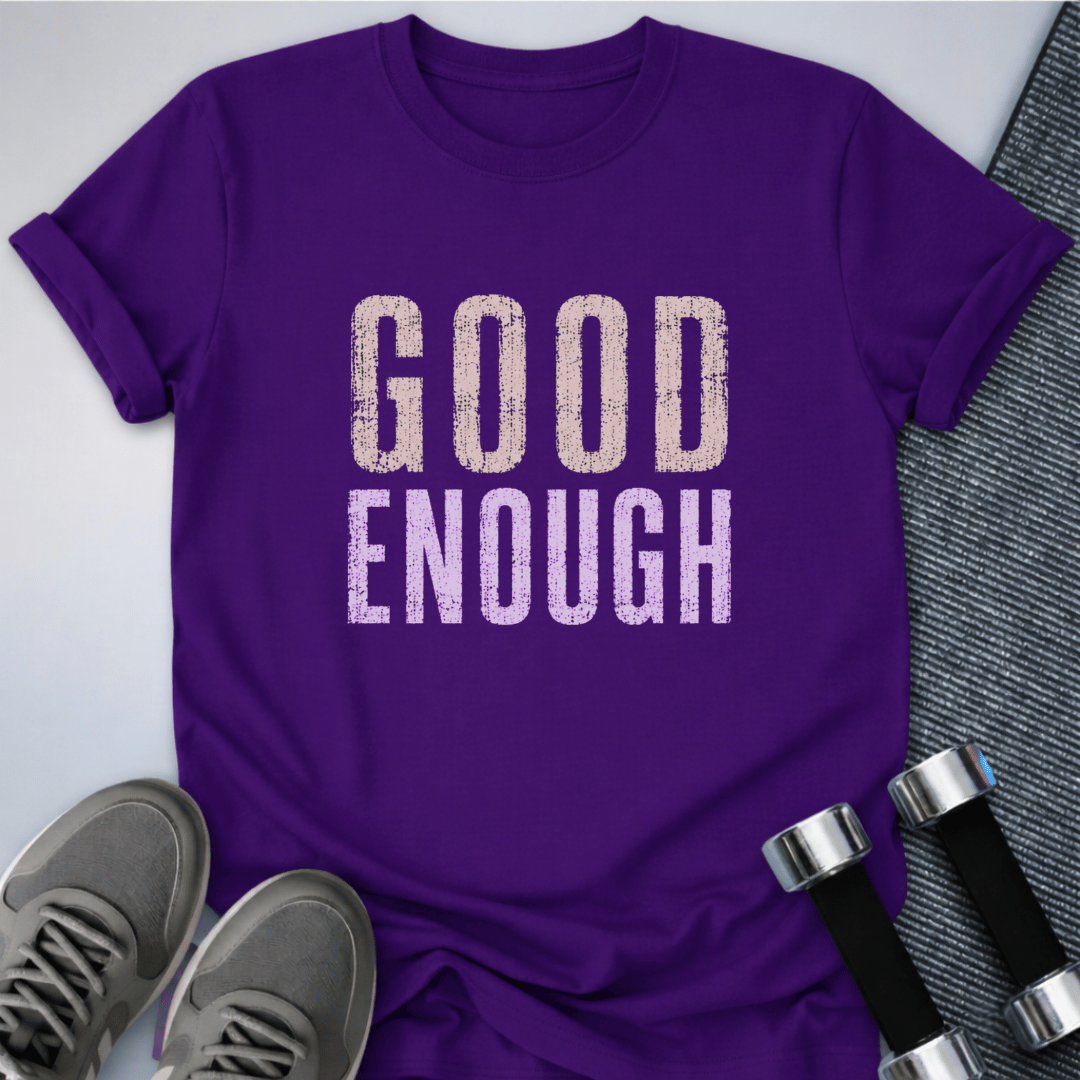 Printify T-Shirt S / Team Purple Good Enough T-Shirt