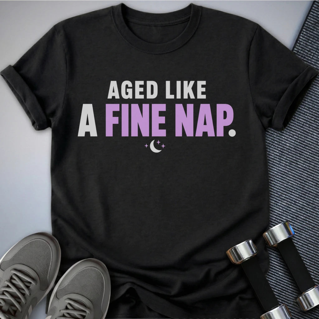 Printify T-Shirt S / Dark Grey Heather A Fine Nap T-Shirt
