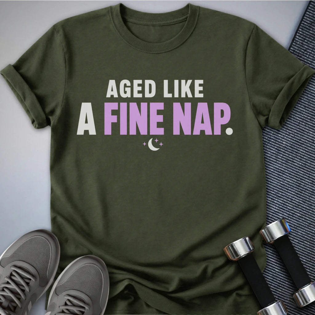 Printify T-Shirt S / Military Green A Fine Nap T-Shirt