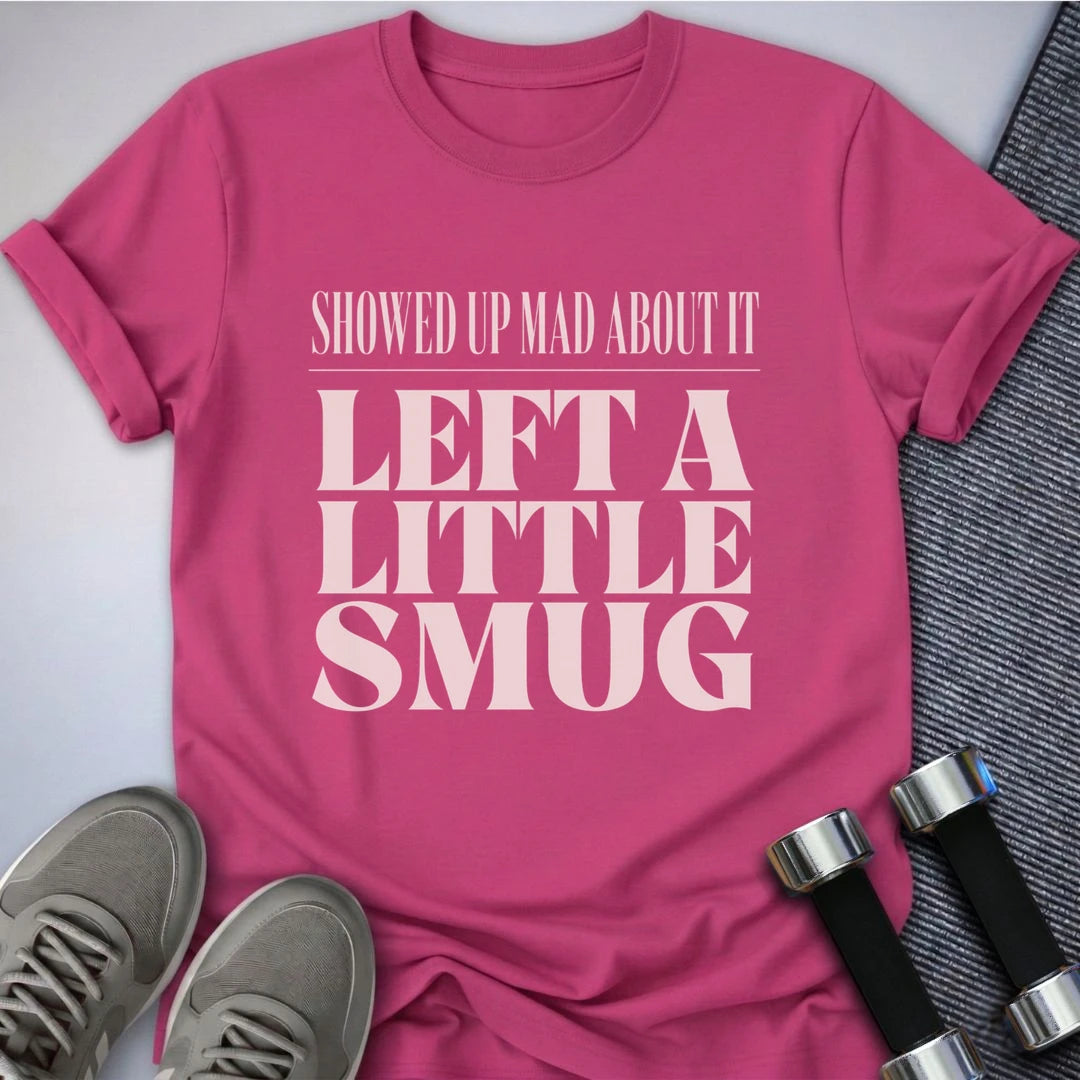 Printify T-Shirt S / Berry A Little Smug T-Shirt