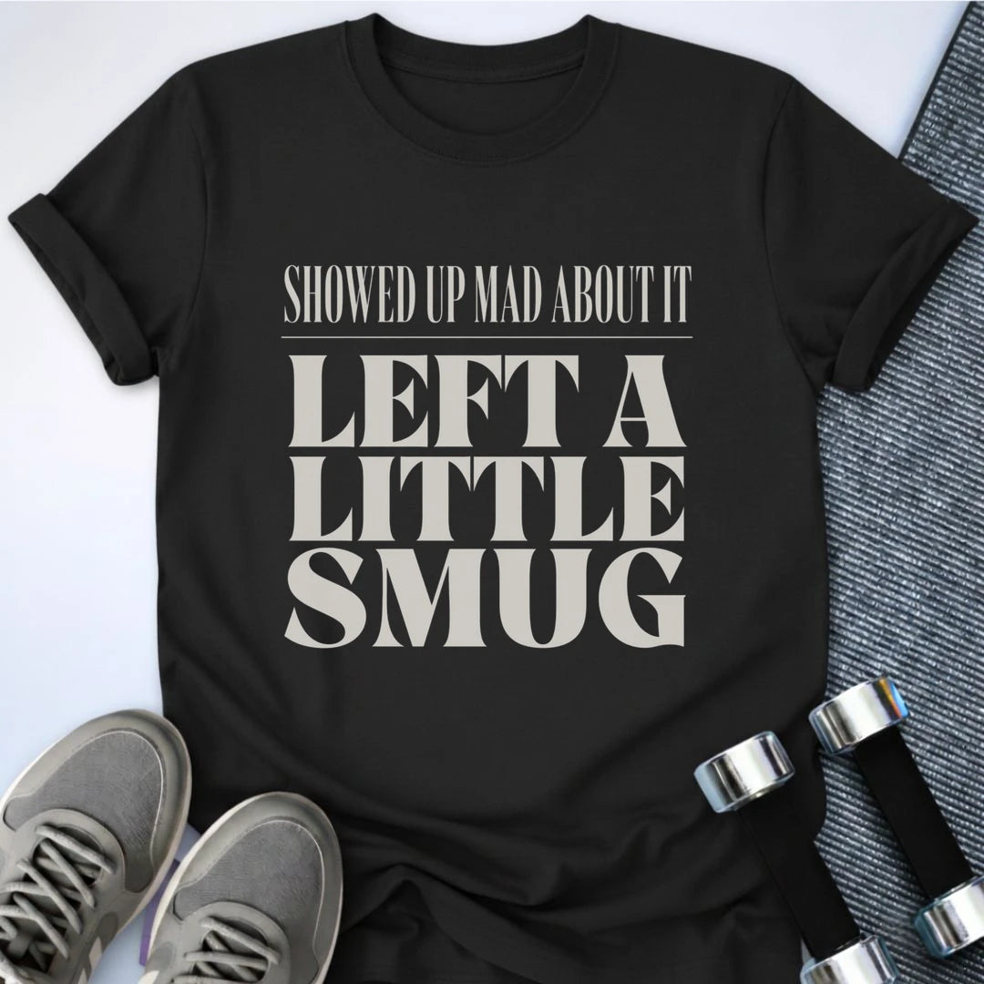 Printify T-Shirt S / Black A Little Smug T-Shirt