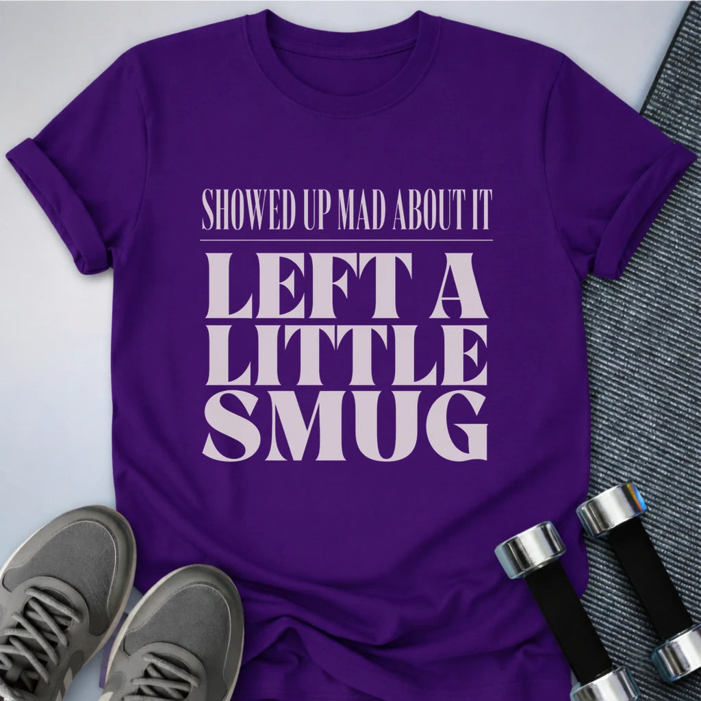 Printify T-Shirt S / Team Purple A Little Smug T-Shirt