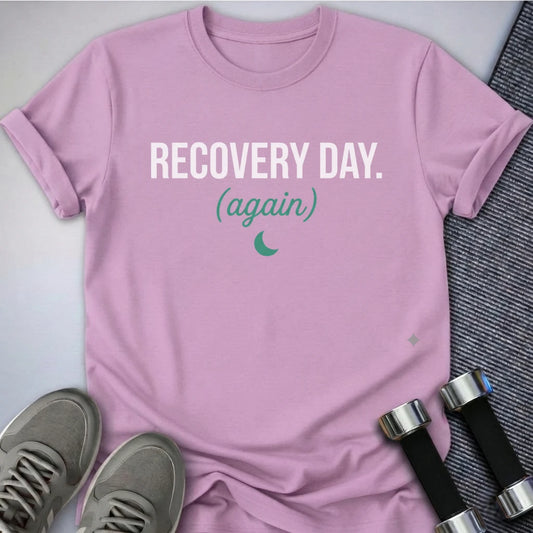 Printify T-Shirt S / Lilac Recovery Day Again T-Shirt