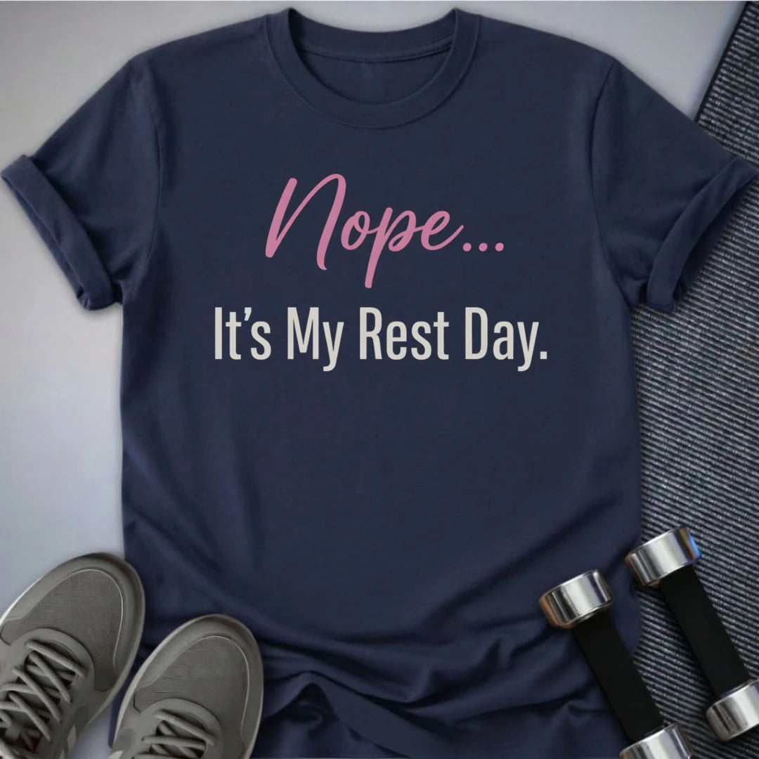 Printify T-Shirt Navy / S Its Rest Day T-Shirt