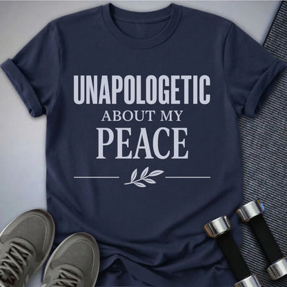 Printify T-Shirt Navy / S Unapologetic Peace T-Shirt