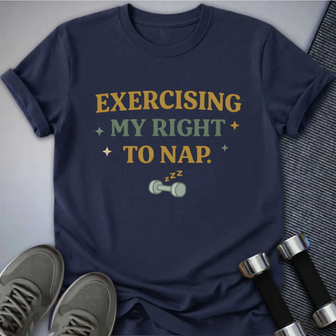 Printify T-Shirt Navy / S Power Nap Mode T-Shirt