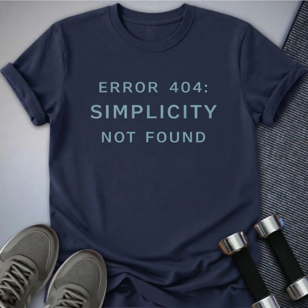 Printify T-Shirt Navy / S Complicated Workout T-Shirt