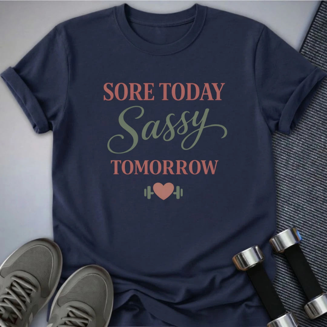 Printify T-Shirt Navy / S Sore But Sassy T-Shirt