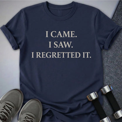 Printify T-Shirt Navy / S Instant Regret T-Shirt