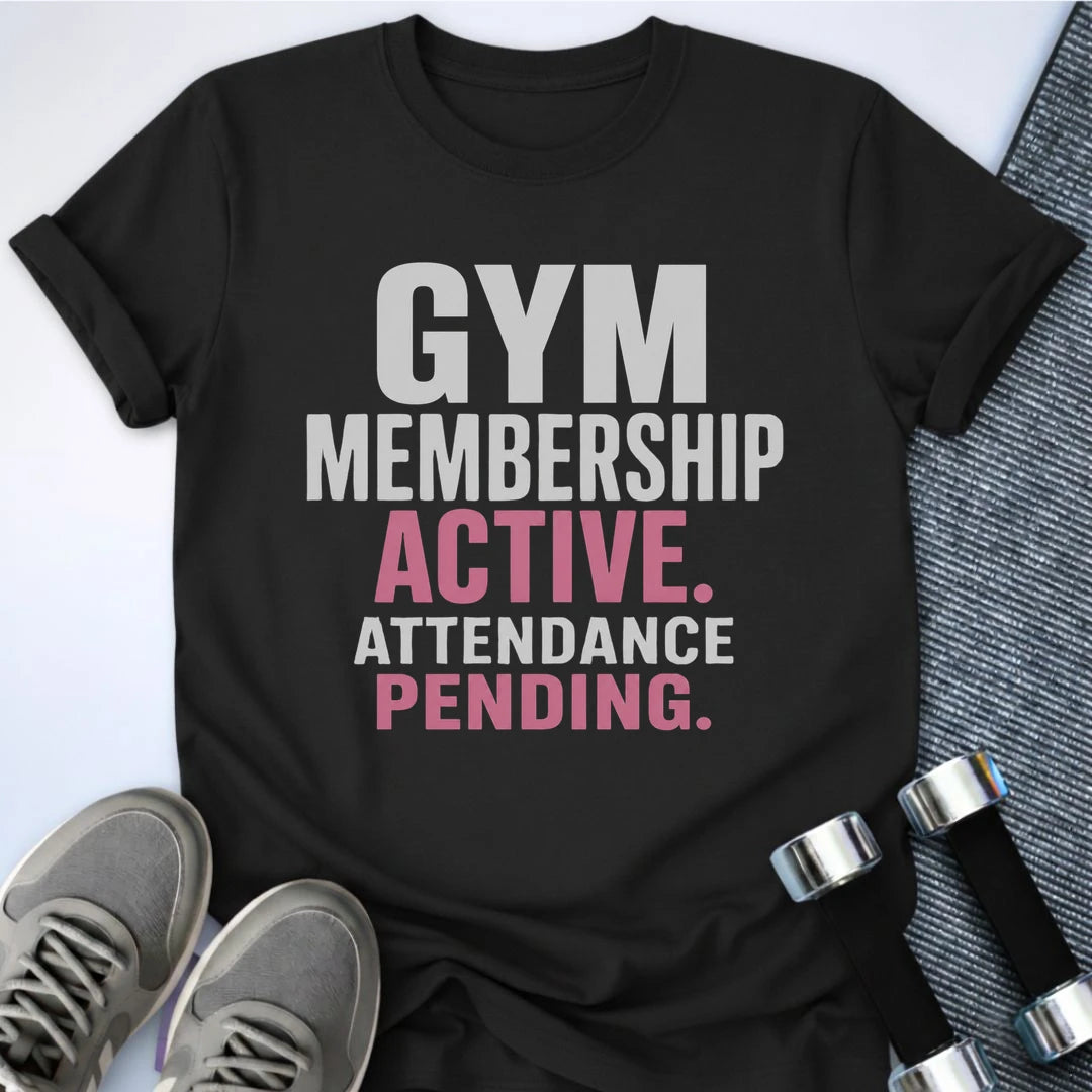 Printify T-Shirt S / Black Attendance Pending T-Shirt
