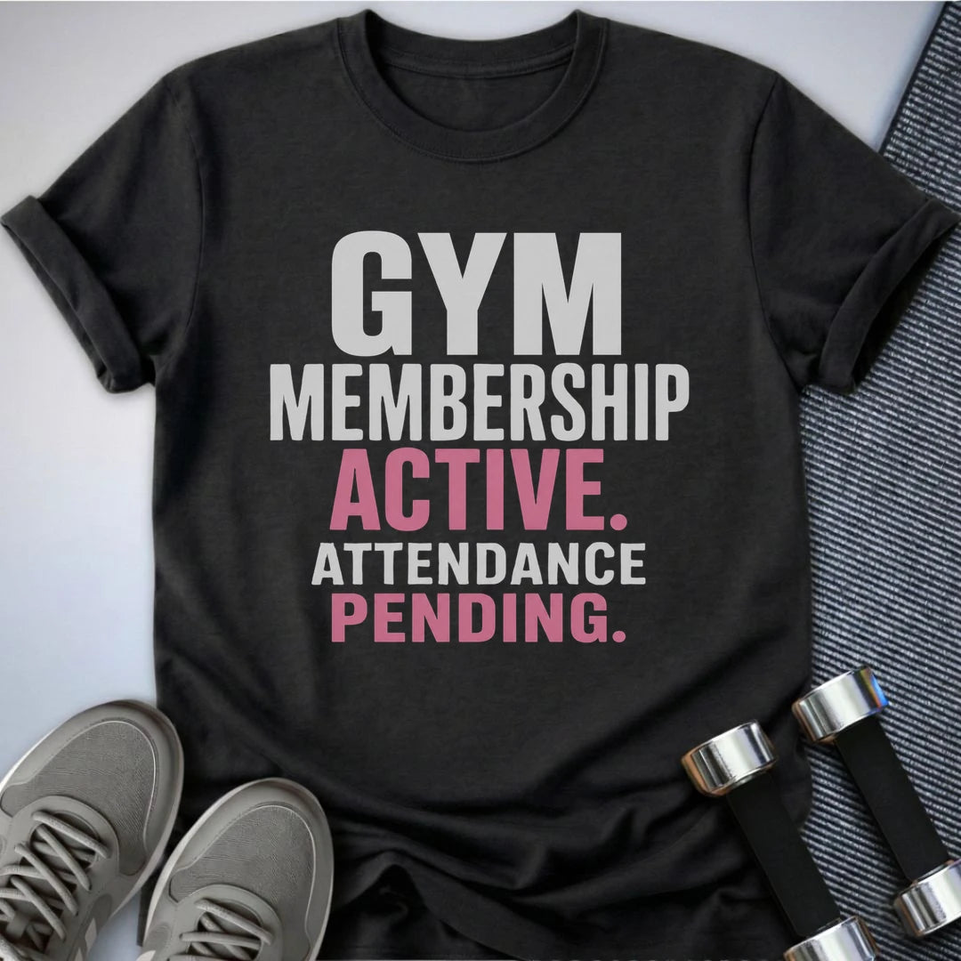 Printify T-Shirt S / Dark Grey Heather Attendance Pending T-Shirt