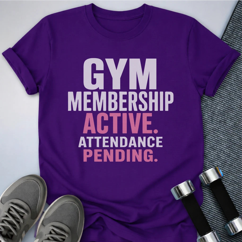 Printify T-Shirt S / Team Purple Attendance Pending T-Shirt