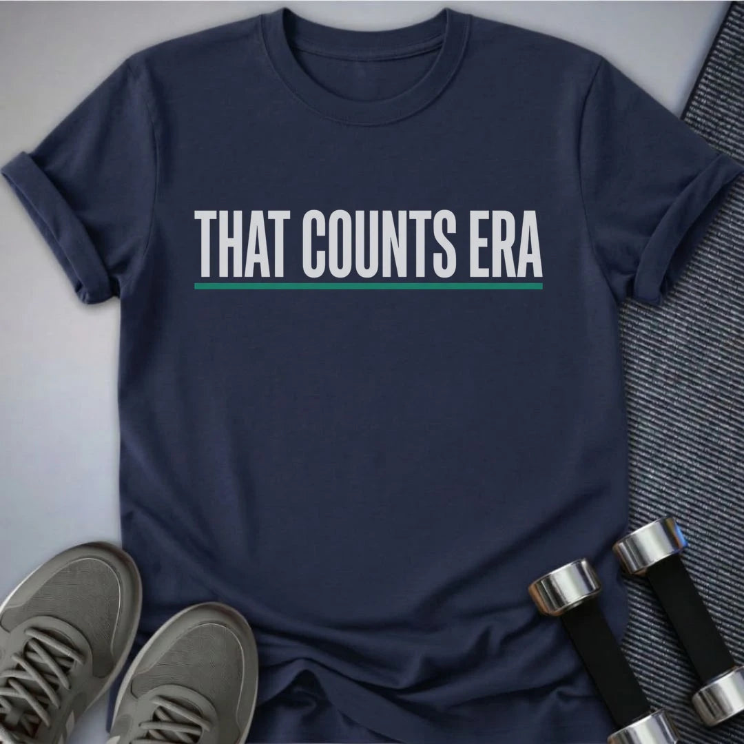 Printify T-Shirt Navy / S That Counts Era T-Shirt