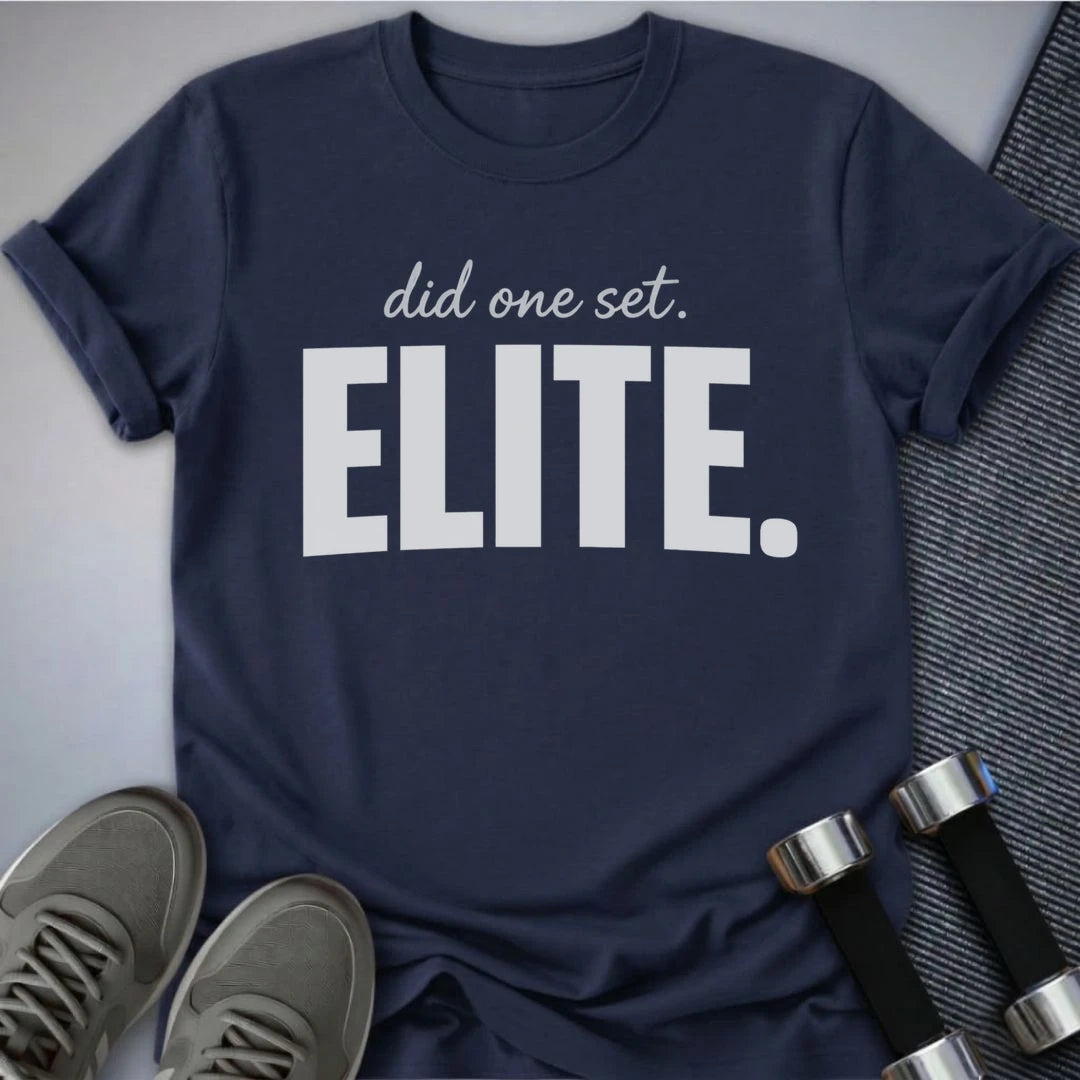 Printify T-Shirt Navy / S Did One Set T-Shirt