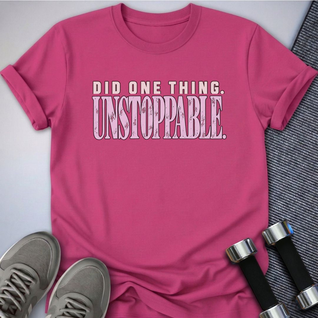 Printify T-Shirt Berry / S Did One Thing T-Shirt