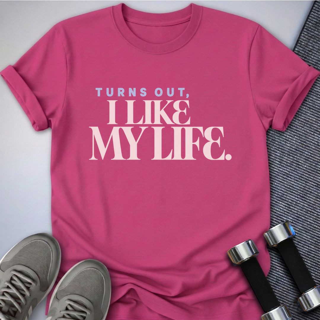 Printify T-Shirt Berry / S Turns Out T-Shirt
