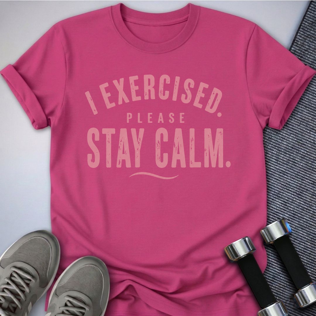 Printify T-Shirt Berry / S Stay Calm T-Shirt