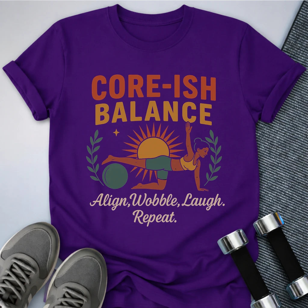 Printify T-Shirt Team Purple / S Wobbly but Winning T-Shirt