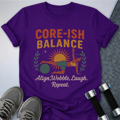 Printify T-Shirt Team Purple / S Wobbly but Winning T-Shirt