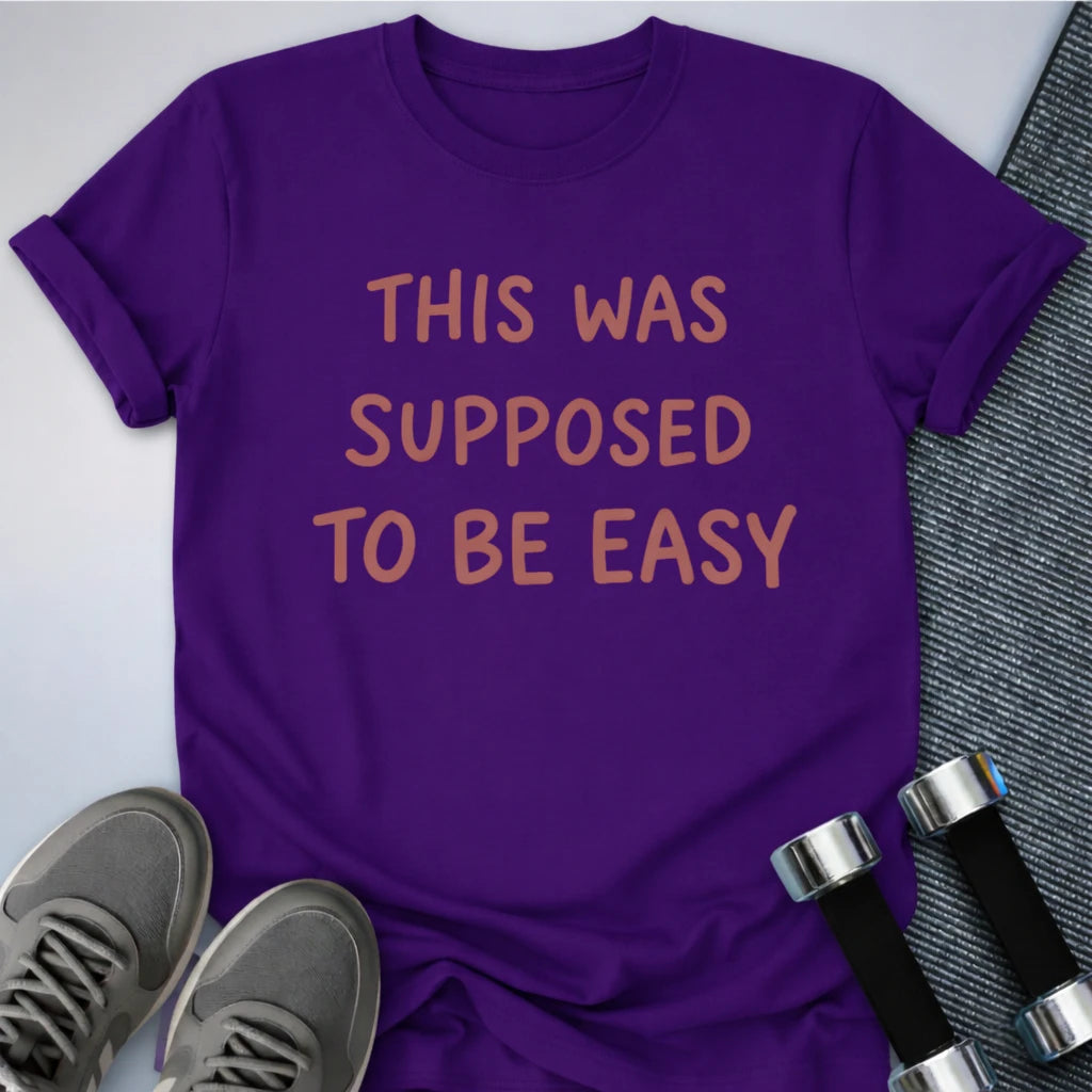 Printify T-Shirt Team Purple / S Expectation vs. Reality T-Shirt