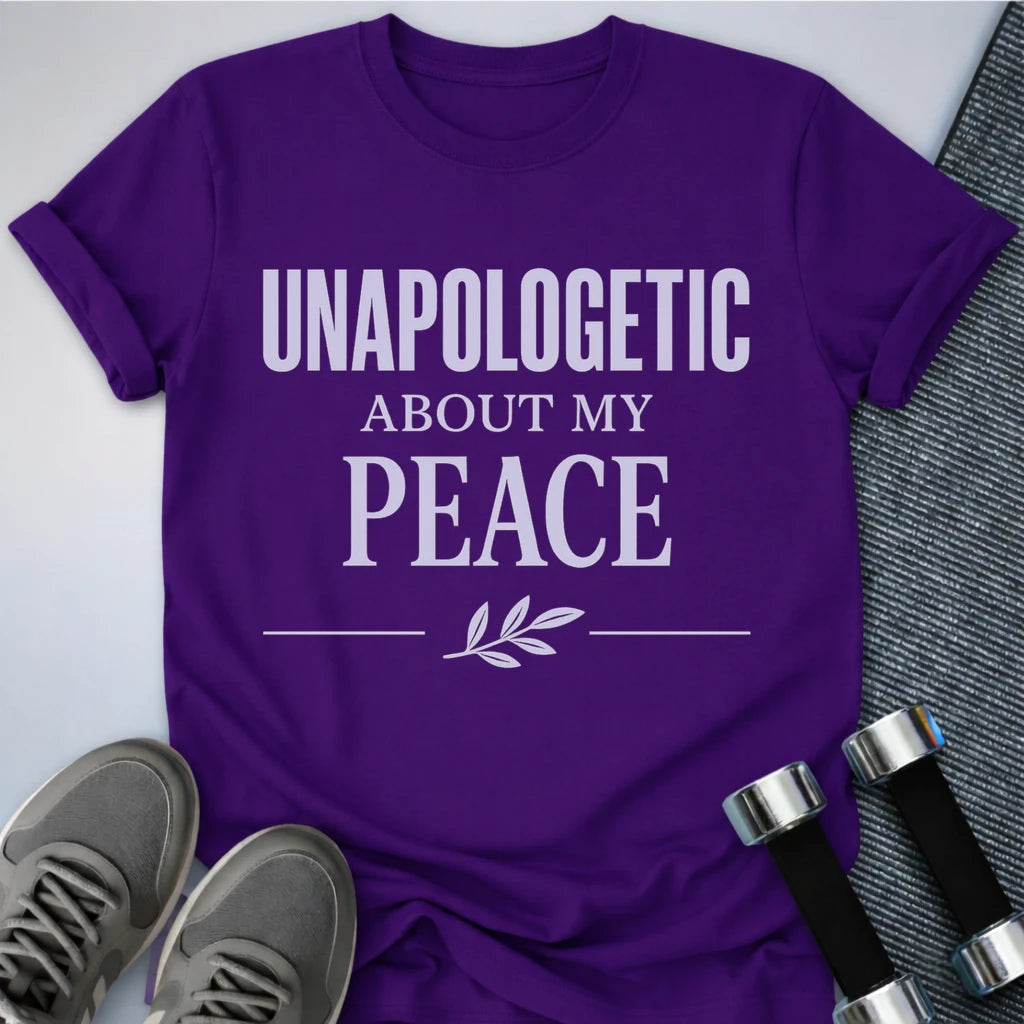 Printify T-Shirt Team Purple / S Unapologetic Peace T-Shirt