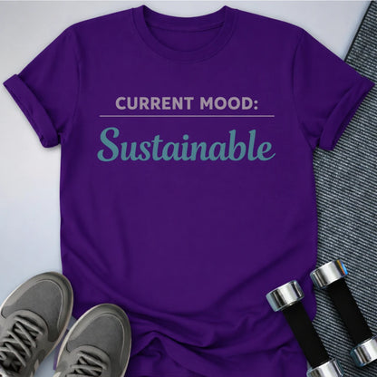 Printify T-Shirt Team Purple / S Sustainable T-Shirt