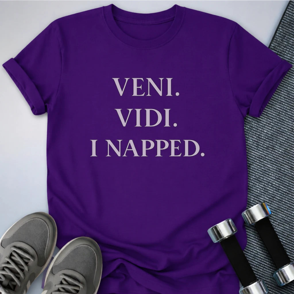 Printify T-Shirt Team Purple / S I Napped T-Shirt