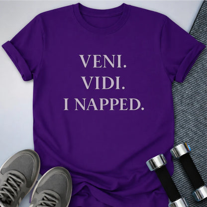 Printify T-Shirt Team Purple / S I Napped T-Shirt