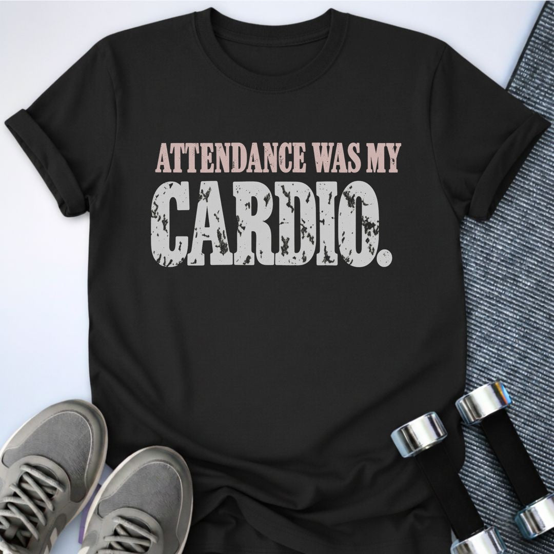Printify T-Shirt Black / S Show Up Cardio T-Shirt