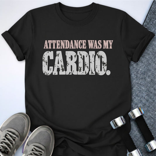 Printify T-Shirt Black / S Show Up Cardio T-Shirt