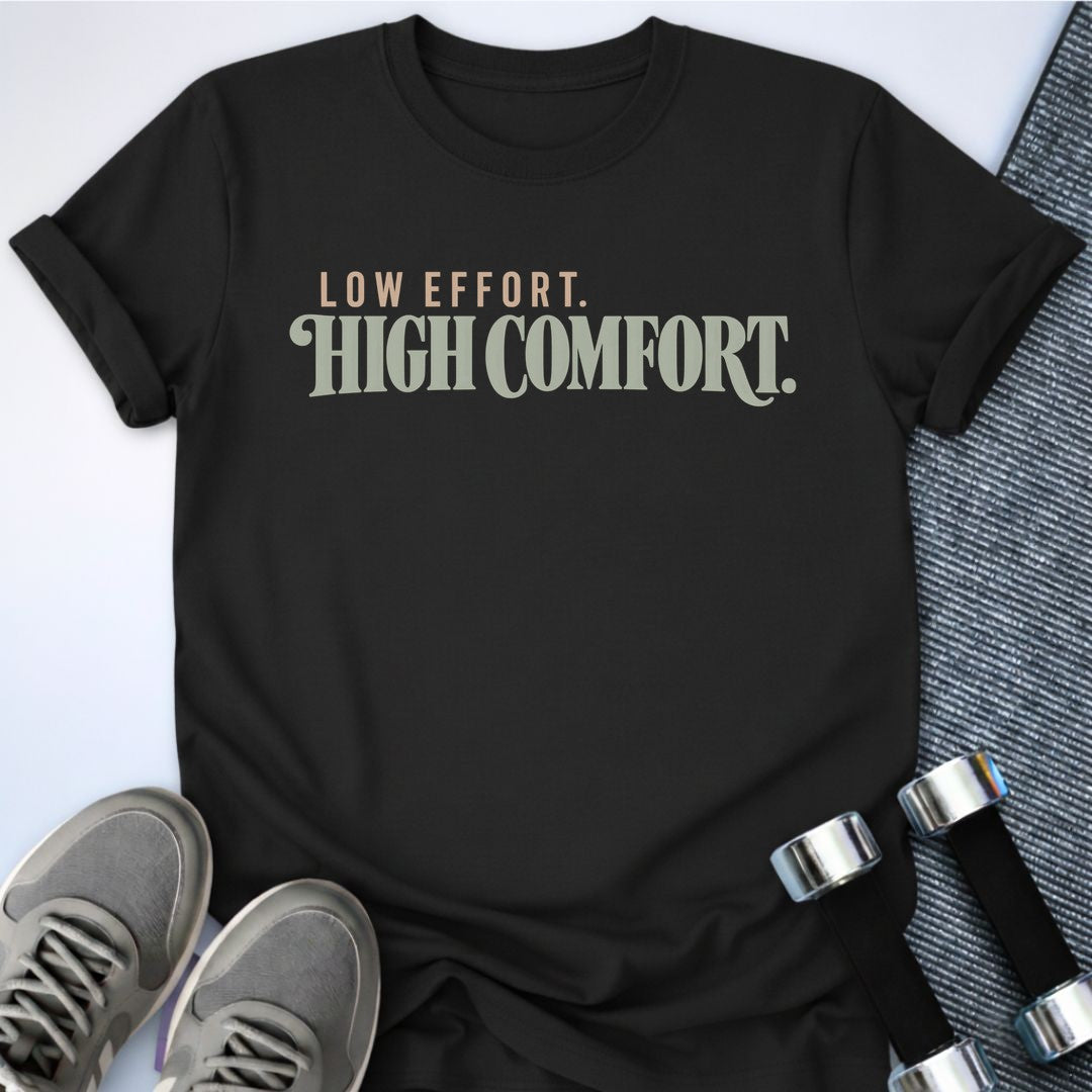 Printify T-Shirt Black / S Comfort Over All T-Shirt