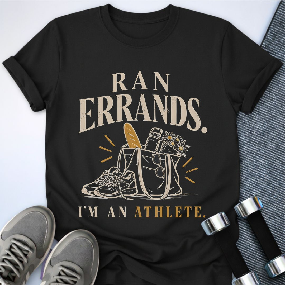 Printify T-Shirt Black / S Ran Errands T-Shirt