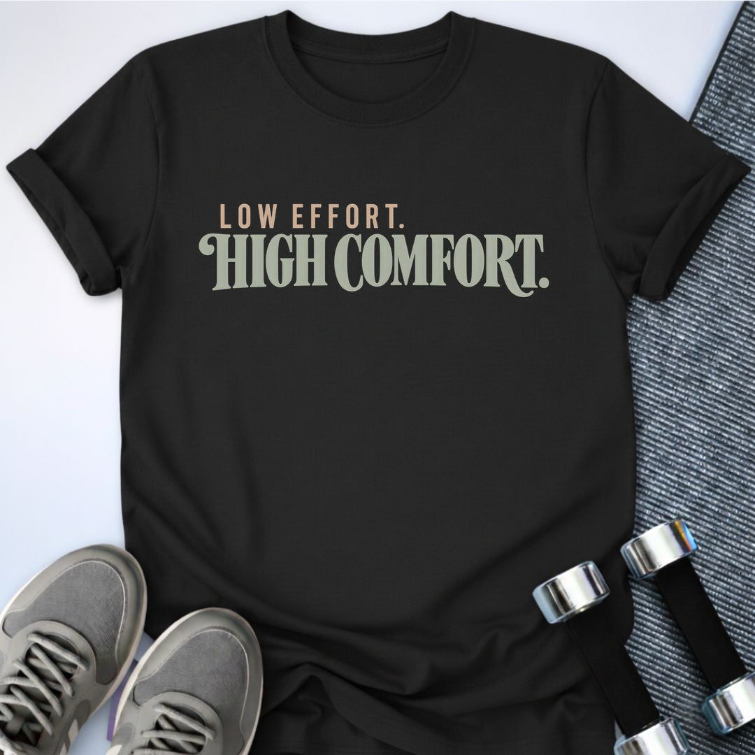 Printify T-Shirt Black / S Lazy Luxury T-Shirt