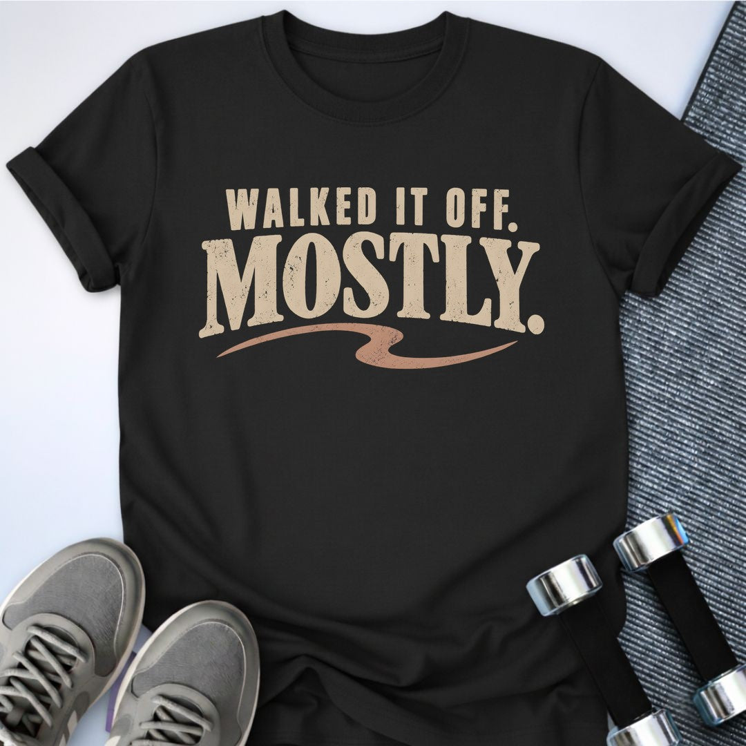 Printify T-Shirt Black / S Mostly Recovered T-Shirt