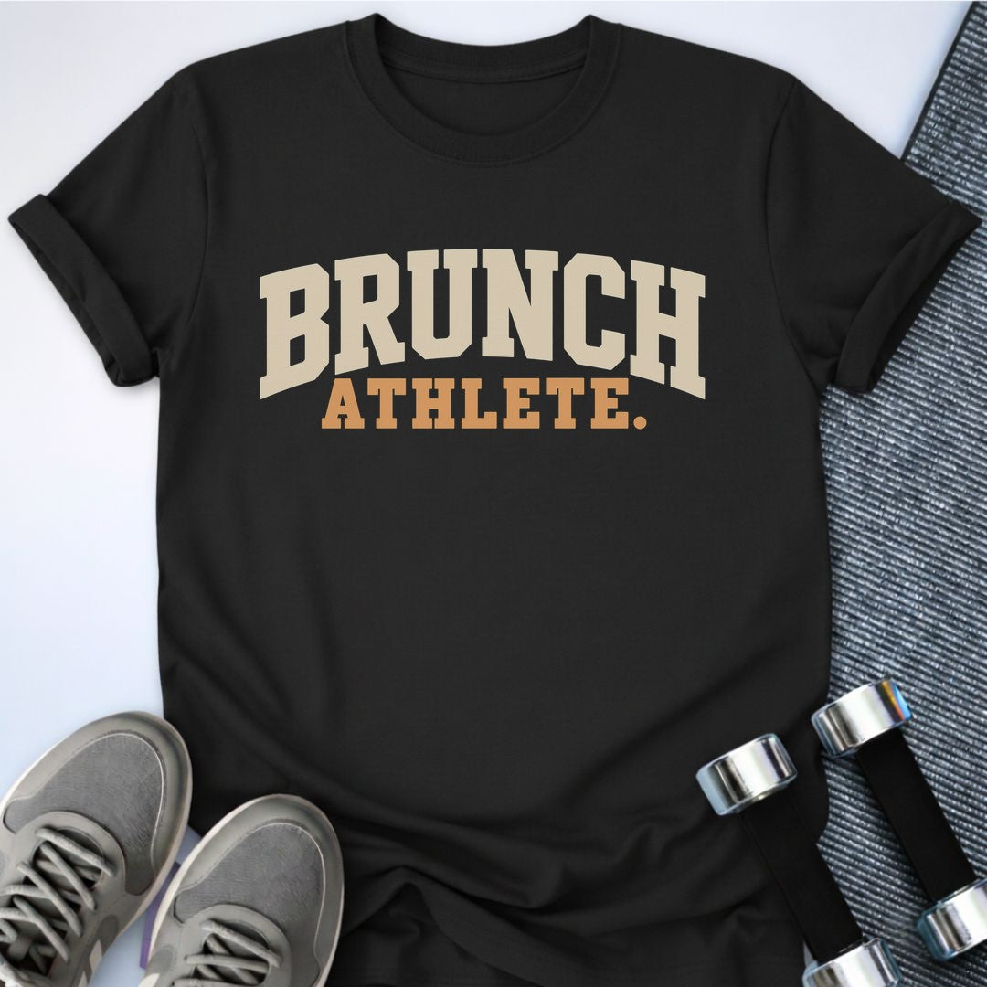 Printify T-Shirt Black / S Brunch Athlete T-Shirt