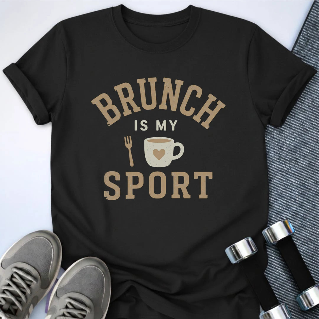Printify T-Shirt S / Black Brunch Sports T-Shirt