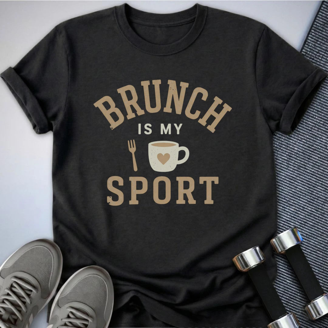 Printify T-Shirt S / Dark Grey Heather Brunch Sports T-Shirt