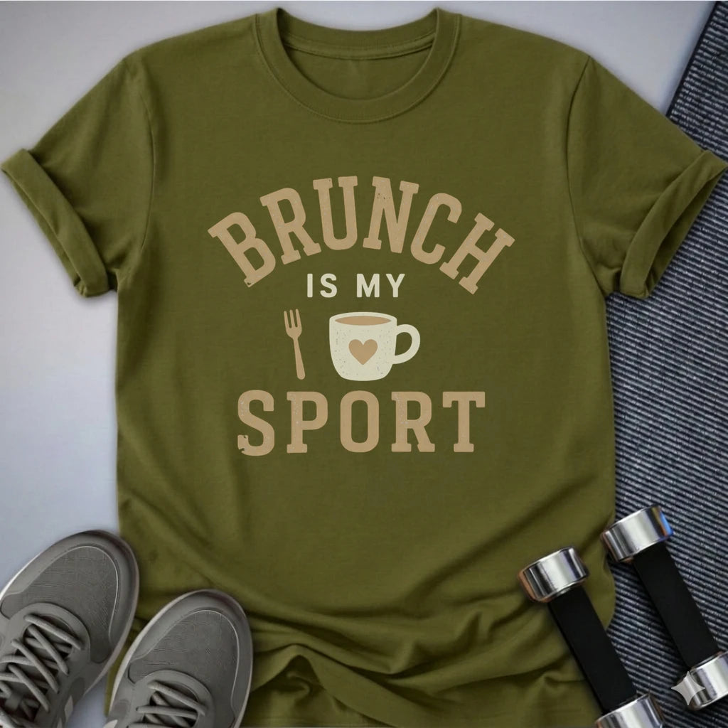 Printify T-Shirt S / Olive Brunch Sports T-Shirt