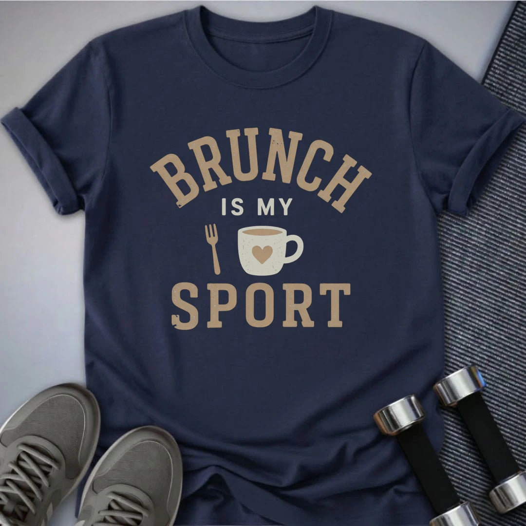 Printify T-Shirt S / Navy Brunch Sports T-Shirt