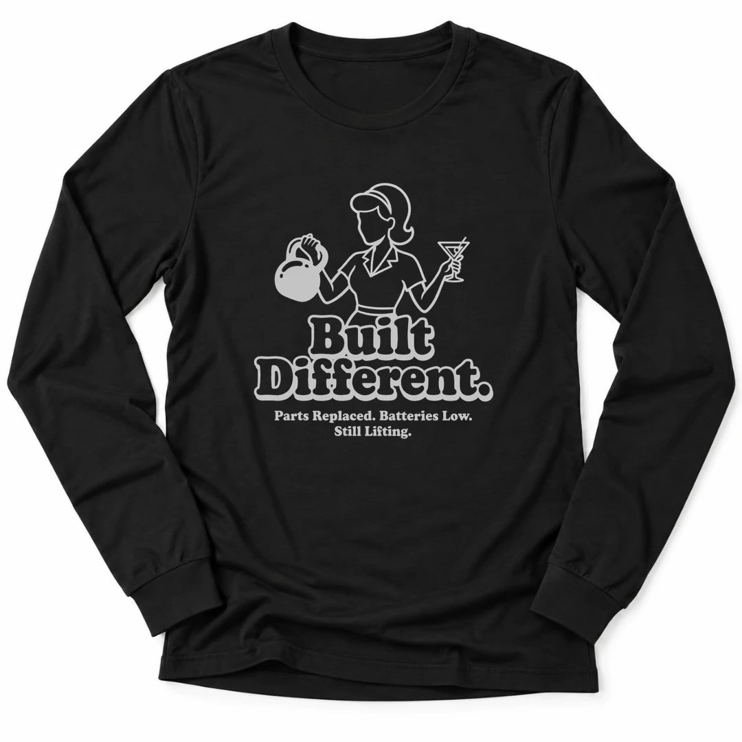 Printify Long-sleeve Black / S Built Different Classic Long Sleeve
