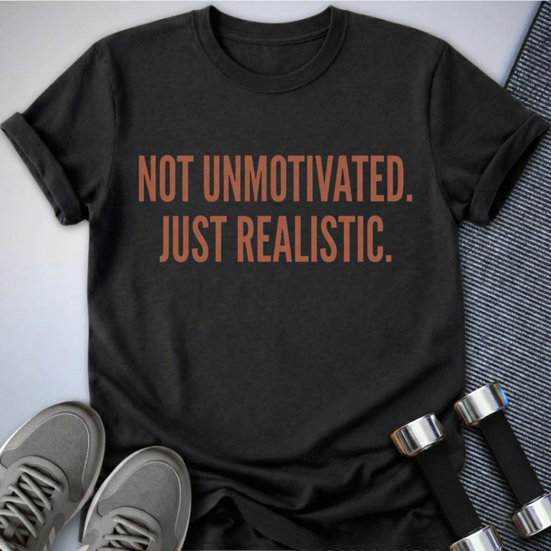 Printify T-Shirt S / Dark Grey Heather Just Realistic T-Shirt