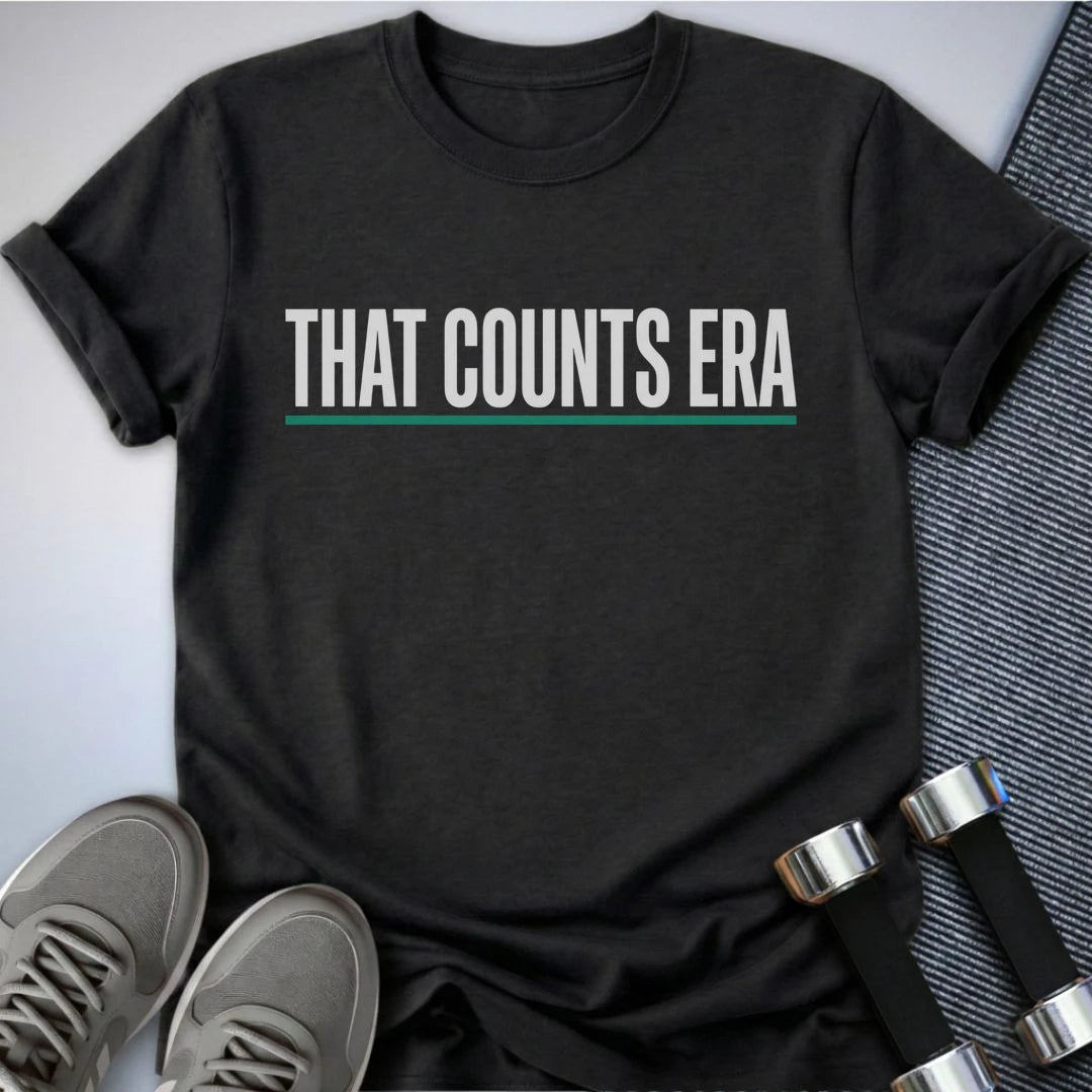 Printify T-Shirt Dark Grey Heather / S That Counts Era T-Shirt