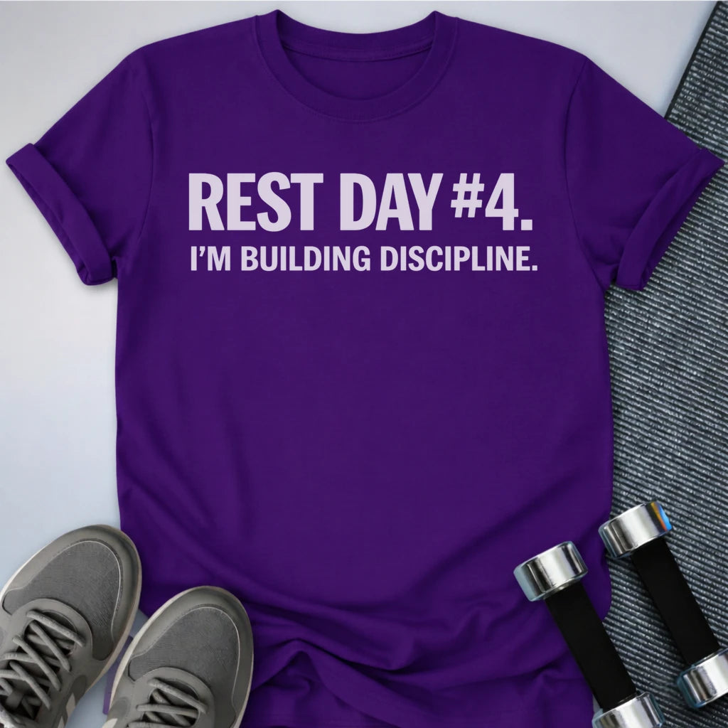 Printify T-Shirt S / Team Purple Building Discipline T-Shirt