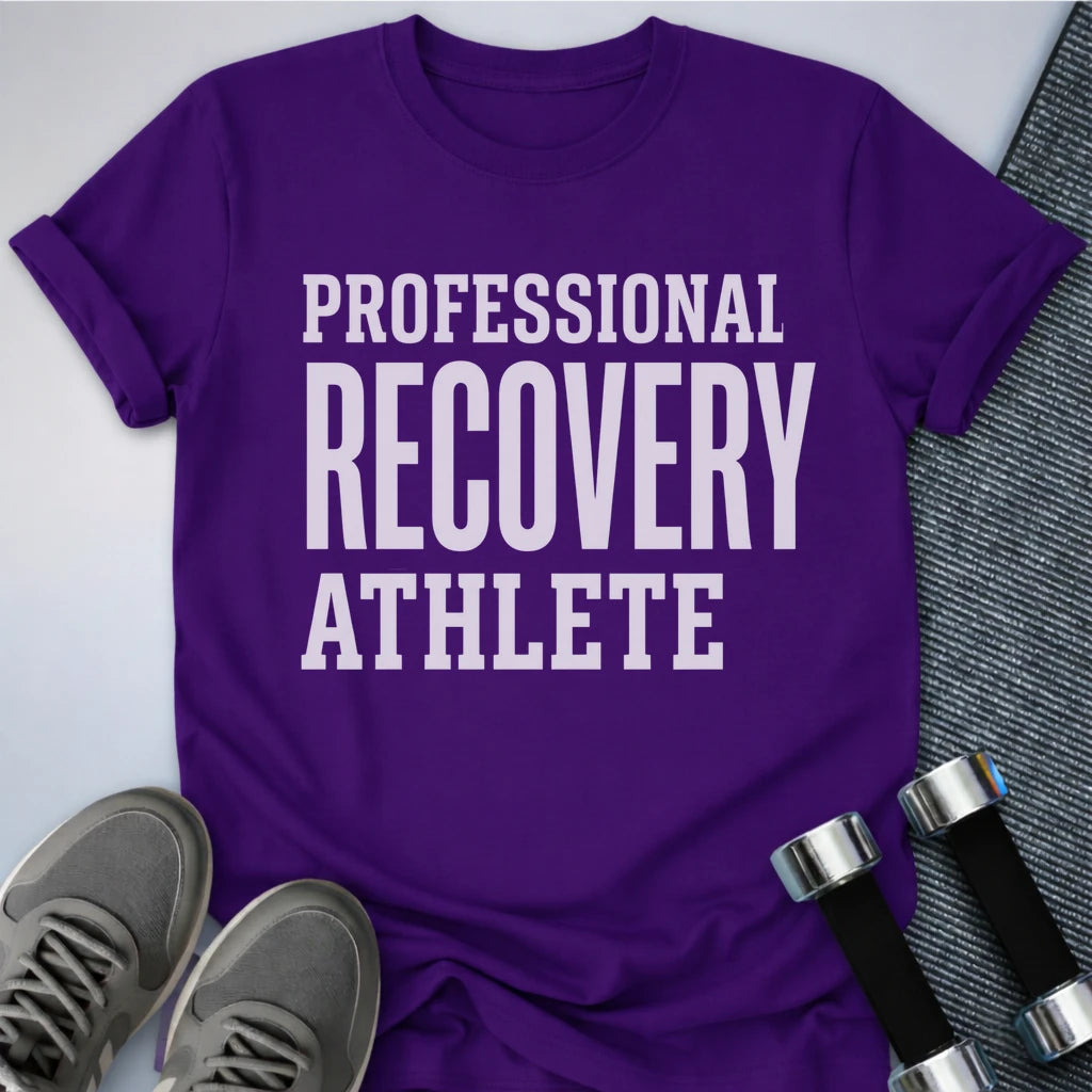 Printify T-Shirt S / Team Purple Recovery Athlete T-Shirt