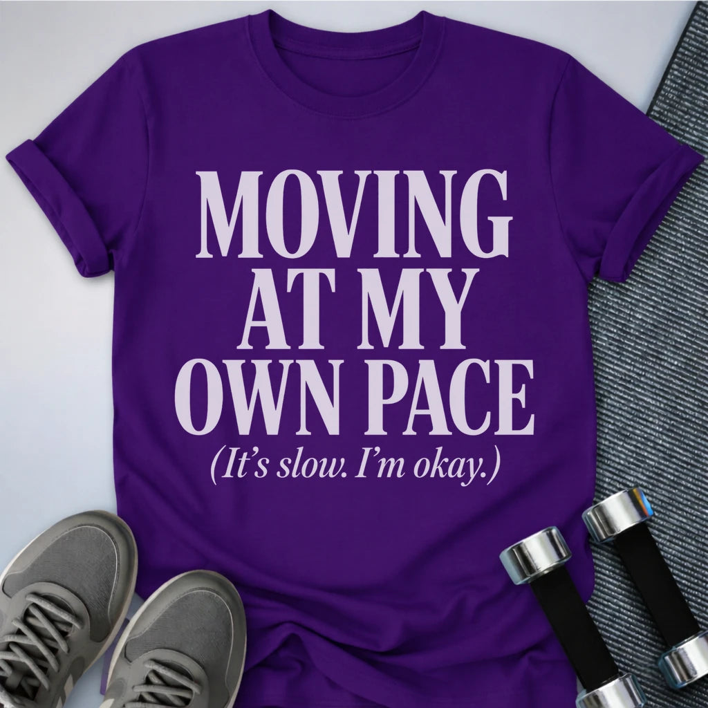 Printify T-Shirt S / Team Purple My Own Pace T-Shirt