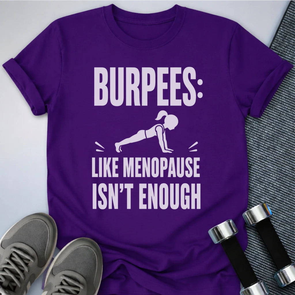 Printify T-Shirt S / Team Purple Burpees Regret T-Shirt